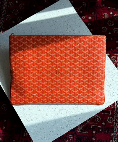 Goyard senat MM pouch in orange