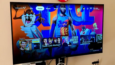 Videocon 43 Full HD Smart TV – Android 14 (YouTube, Netflix, Prime) – Perfect Condition!