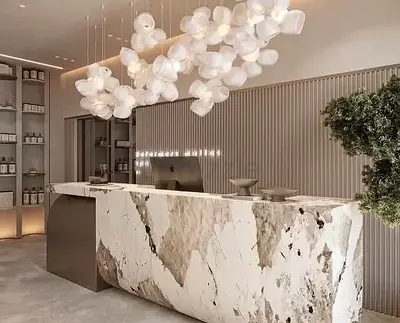 Modern Atheistic Reception Renovation – Fast High-Quality Office Makeover