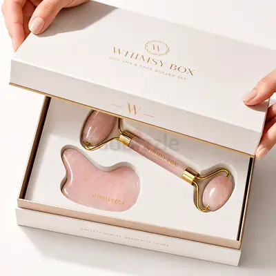 WHIMSY BOX Face Roller  Gua Sha Set - Brand New