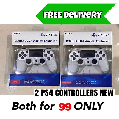 2 NEW PS4 Controllers (Free Delivery) - Both PS4 Controller for 99