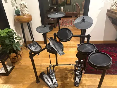 Alesis nitro mesh plus double pedal (price negotiable)