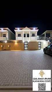 Annual villa for rent three master bedrooms majlis dining room large yard and spacious parking winte