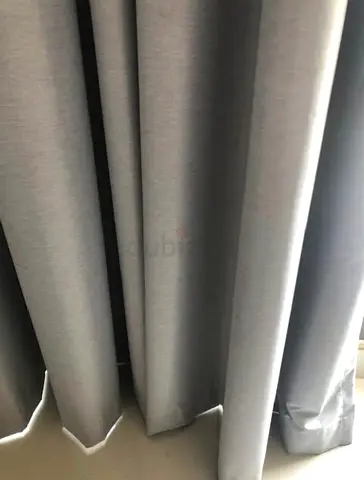 Grey Curtains with Blackout for big windows - 4 Pairs - 3.2meter height - 64 m2 of Fabric