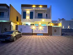 🏠Villa for rent – ​​Al yasmeen area, Ajman – 5 master bedrooms, living room, majlis, maid
