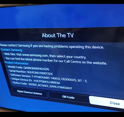 SAMSUMG NEO QLED 98INCH QN90F SMART 4K TV MODEL 2025
