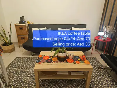 IKEA Coffee Table - Oak Effect, Good Condition