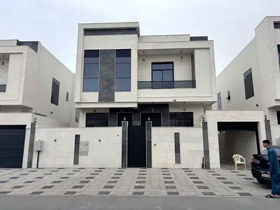 🏡 فيلا أول ساكن بالباهية | 5 غرف ماستر + مجلس وصالة وخادمة | تكييف مركزي وجراج إلكتروني | 130,000 درهم 4 دفعات قابل للتفاوض
