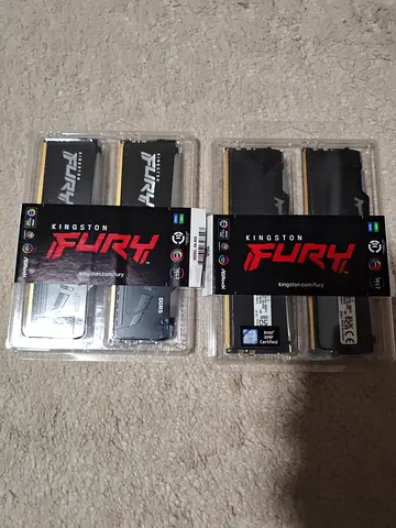Kingston Fury DDR5 6000 Desktop RAM 2x16GB (two sets) - New in Pack- Total : 64 GB
