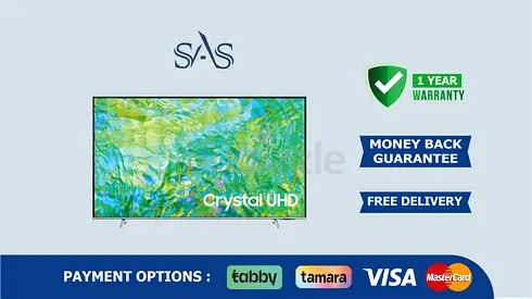 Samsung 85 inch Smart Tv | Crystal UHD | New - Free Delivery | Warranty | 85CU8000
