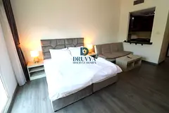 Fully Furnished Studio with Balcony Near Metro Station Monthly AED 4500/-