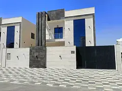 🏠Villa for rent – ​​Al Zahiyah area, Ajman – 4 master bedrooms, living room, majlis, maid