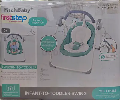 Newborn and toddler swing