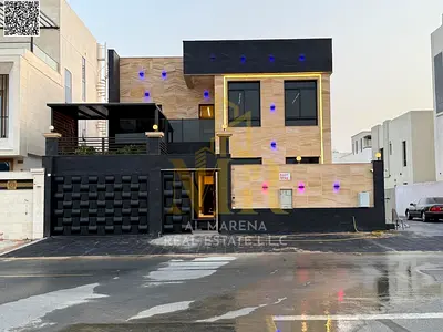 فيلا تسليم مفتاح  بسعر شامل رسوم كل شيئ على الشارع الرئيسي جاهزة للسكن في أرقي مناطق عجمان تملك حر لجميع الجنسيات..