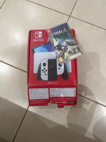 Nintendo Switch with game