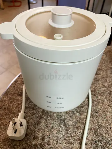 Compact Electric Rice Boiler - White, Used