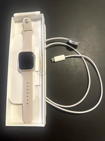 Apple Watch with Magnetic Charger - Good Condition (Beige Band)