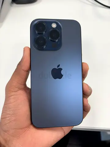 iPhone 15 Pro  - 256GB - Deep Blue (Good condition) 83 battery health dual e sims  box available