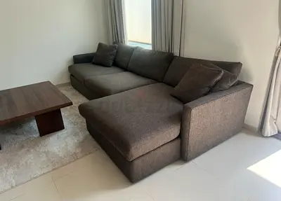 L-Shaped Cratebarrel sofa