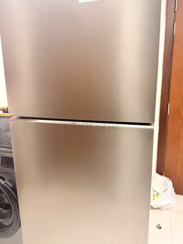 Samsung Stainless steel double-door refrigerator (good working condition)