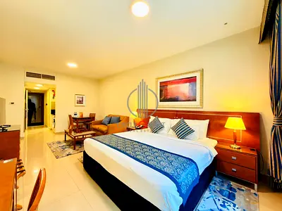 Fully Furnished Studio | DEWA Free + Parking | Yearly 65K in 4 Cheques