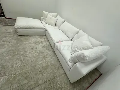 Selling brand new marina home luscious sofa with footstool