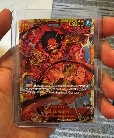 Gold Roger Legendary Character Card + Zoro Leader - One Piece Card