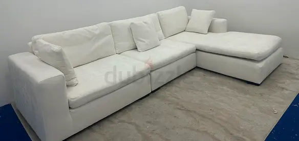 Looks like new condition marina home lshape sofa