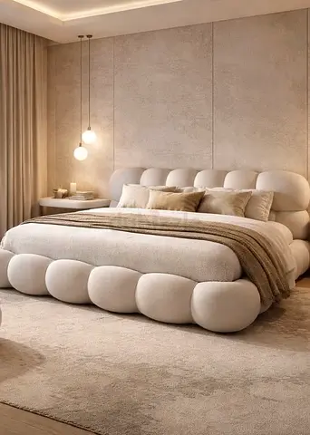 Stylish cozy 180*200 king size bubble Bed