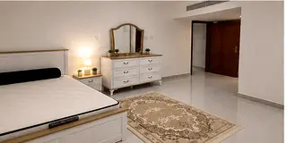 Fully Furnished Master Bedroom With huge balcony