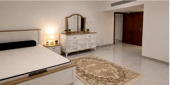 Fully Furnished Master Bedroom With huge balcony