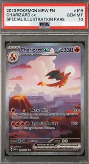 2023 POKÉMON CHARIZARD GEM MT 10 PSA 10 GEM MINT JAPANESE POKEMON 2023 CHARIZARD ex 006/165 POKEMON