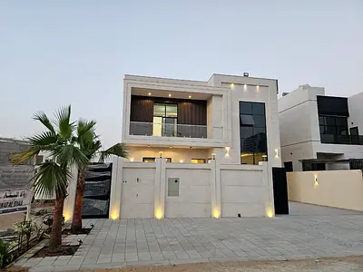 🏠 For sale in Al Amrah, Ajman - 5 master bedrooms, living room, majlis, and maid's room! Freehold ownership for all nationalities