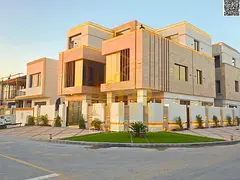 Luxury villa for sale in Al Yasmin | Land area 3800 sq ft | Built-up area 6000 sq ft | Two floors +