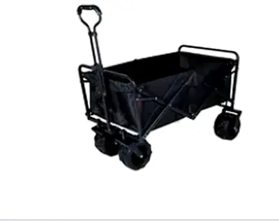 Brand New Foldable Heavy-Duty Garden  Beach Utility Wagon Cart - Black
