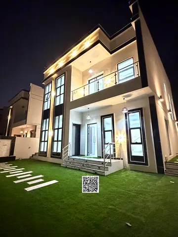 🏠 للايجار فيلا في الحليو2 عجمان _ 3 غرف ماستر ومجلس وصاله وغرفه خادمه _ تكيف مركزي _ اول ساكن