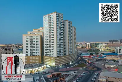 Ready To Move 1BHK For Rent in Ajman Pearl Tower's With  Parking Near to The Madina Hyper Market.