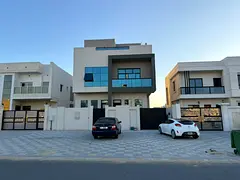 🏡 Villa for rent in Al Zahia | 3 floors + roof | 8 master bedrooms | Living room and majlis | Mai