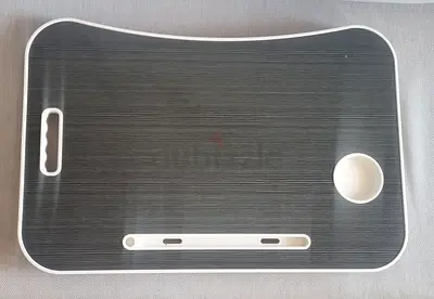 Portable Lap Desk/Bed Tray with Cup Holder and Phone Slot