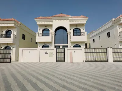 🏡 Villa for sale – Al Helio 2, Ajman | 5 bedrooms, swimming pool, majlis, 2 living rooms, maid's room | Price includes registration fees for cash