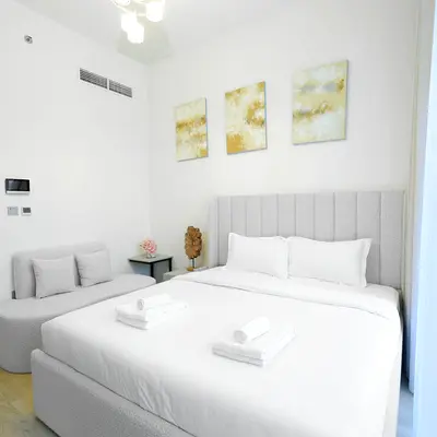 Furnished Studio | Monthly Payment | Azizi Riviera 16 | Meydan City