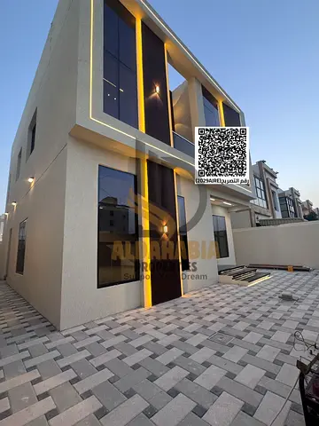 🏡 للبيع | فيلا جديدة أول ساكن في الزاهية – عجمان