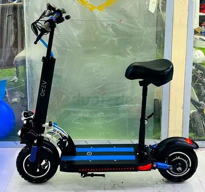 Aero Electric Scooter with Seat — Dual Wheel, Foldable little used New condition