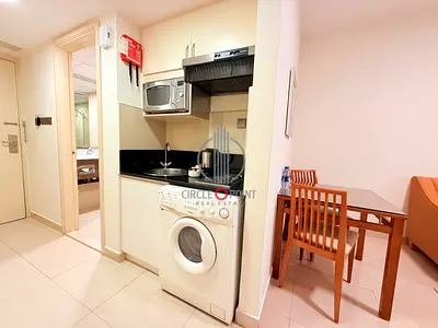 Fully Furnished Studio With Balcony + DEWA & Parking Free
