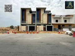 Own a townhouse in Ajman/Al Haliyo - 5 rooms with a roof - including electricity, water and air cond