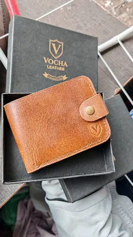 Vocha Genuine Leather Mens Wallet - Brown (New)