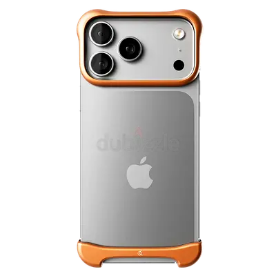 Arc Pulse case (orange) for iPhone 17 Pro Max + Arc Impact (blue) + AirPods Pro 3 case (orange)