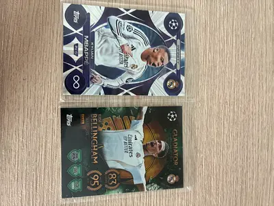 Topps UEFA Champions League Collectible Football Cards - Jude Bellingham  Kylian Mbappé (Set of 2)