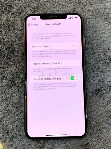 iPhone XS Max 64gb 80 battery health