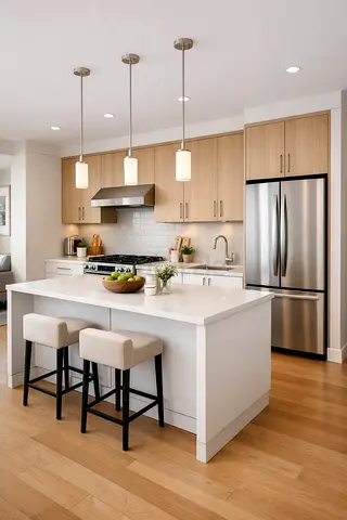 Modern kitchen island with storage Custom kitchen island UAE
